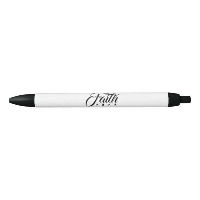 Faith Over Fear White Pen (Front)