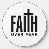 Faith Over Fear Wireless Charger (Front)