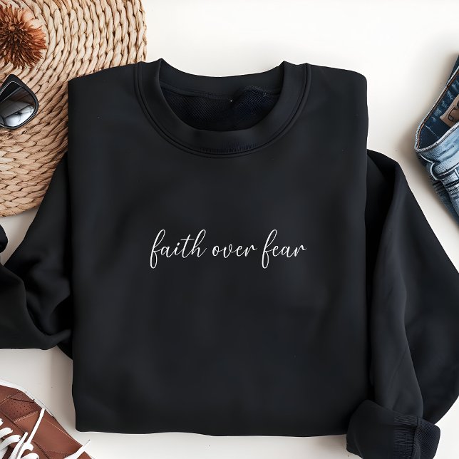 Faith Over Fear Women's Christian Sweatshirt (Creator Uploaded)