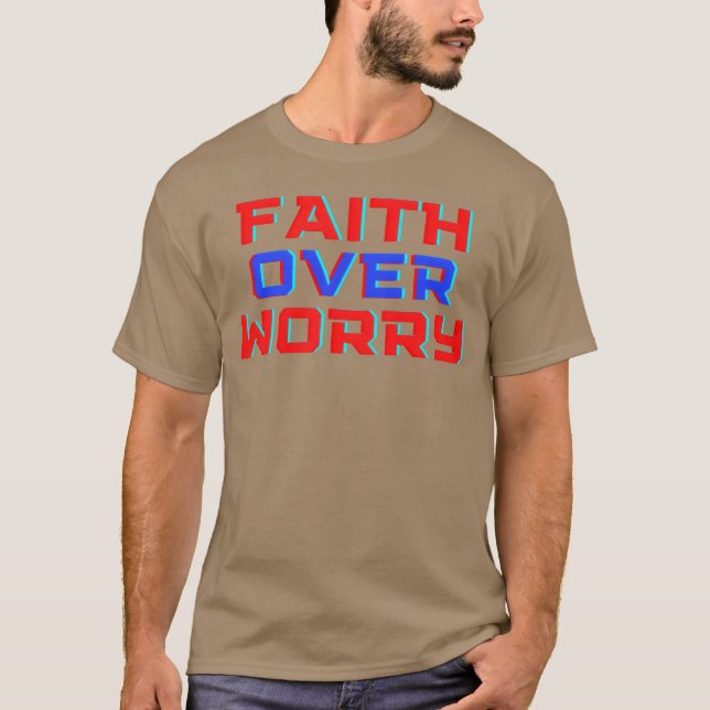 FAITH OVER WORRY boy T-Shirt (Front)