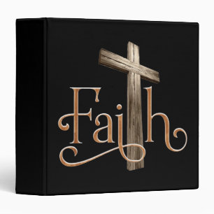 Faith Patterns God Jesus Religious Christian 3 Ring Binder