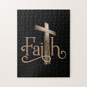 Faith Patterns God Jesus Religious Christian Jigsaw Puzzle