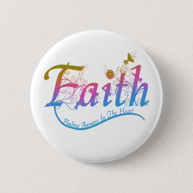 Faith Pinback Button (Front)