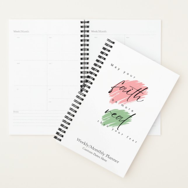 Faith Planner | Faith vs Fear (Display)