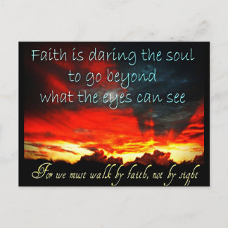 Faith Postcard
