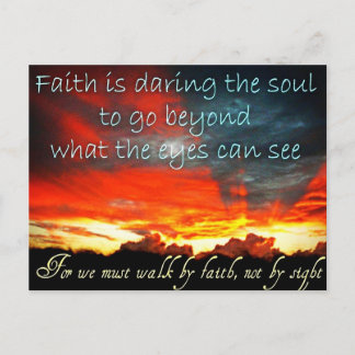 Faith Postcard