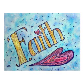 Faith Postcard