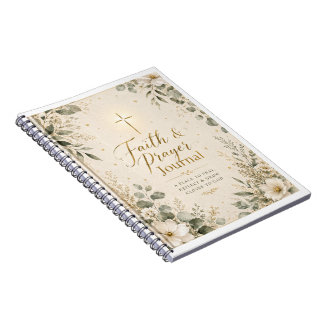 Faith & Prayer Journal | Christian Spiral Notebook