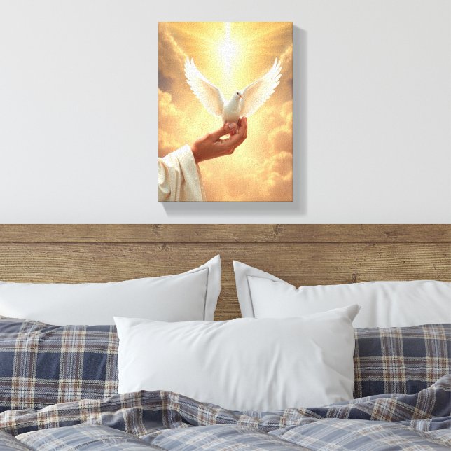 Faith- Premium Wrapped Canvas (Gloss) (Insitu(Bedroom))