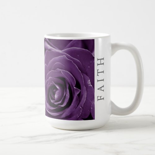 Faith Purple Roses 15oz Classic Mug