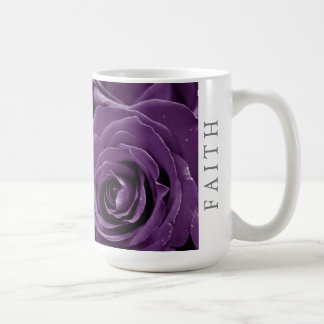 Faith Purple Roses 15oz Classic Mug