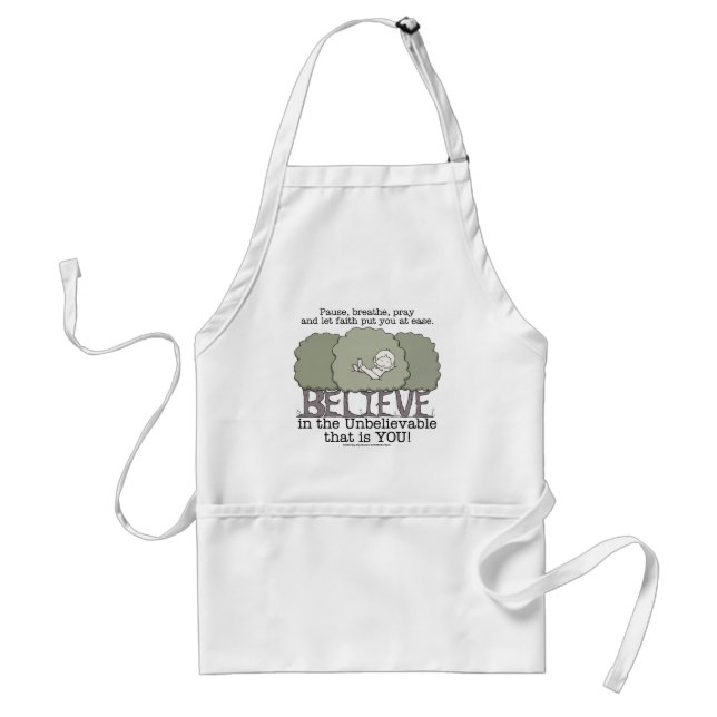 Faith Put You at Ease Adult Apron (Front)