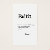 FAITH QUOTE Gifts Typewriter Font Customizable (Front)