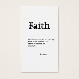 FAITH QUOTE Gifts Typewriter Font Customizable