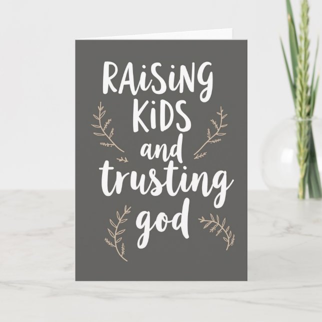 Faith Raising Kids Art Card (Front)