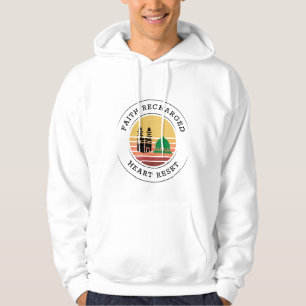 Faith Recharged Heart Reset - Retro Umrah Hoodie