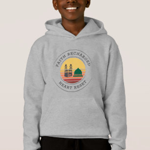 Faith Recharged   Heart Reset - Retro Umrah Hoodie