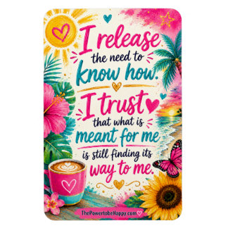 FAITH: Release and Trust Magnet Card