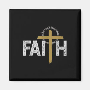 Faith Religious Bible Jesus Catholic Christian Tan Magnet