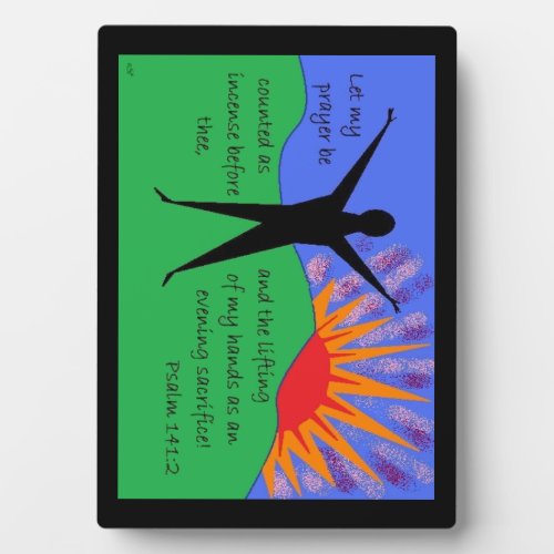 Faith Series Psalm 1412 Scripture Art Plaque