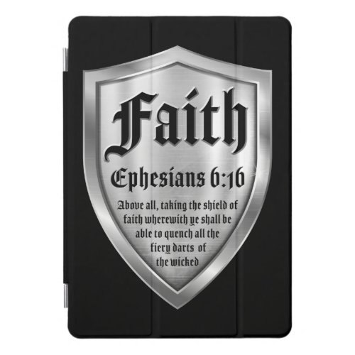 Faith Shield Christian Faith Bible Verse Ephesians iPad Pro Cover