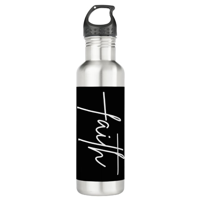 Faith Stainless Steel Water Bottle (Front)