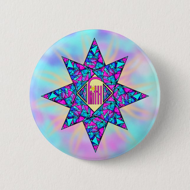 Faith ~ Star Button (Front)