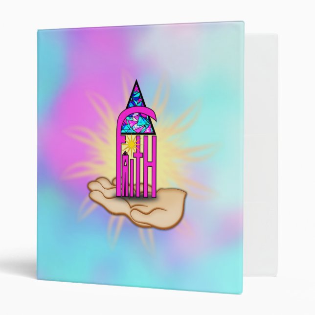 Faith ~ Steeple 3 Ring Binder (Front/Inside)