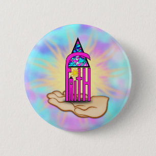 Faith ~ Steeple Button
