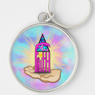 Faith ~ Steeple Keychain