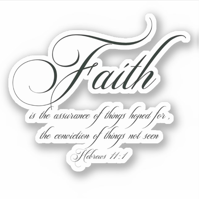 Faith Sticker (Front)