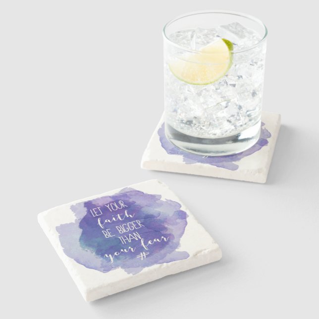 Faith  stone coaster (Side)