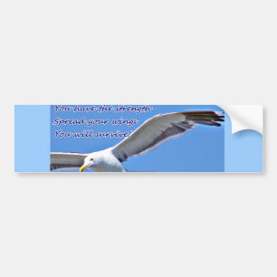 Faith & Strength_ Bumper Sticker