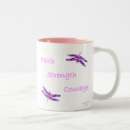 Faith Strength Courage Mug