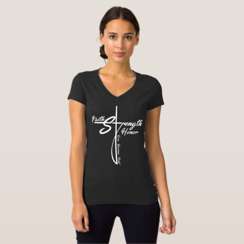 Faith Strength  Honor with my Born American Pride T_Shirt