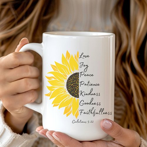 Faith  Sunflower Coffee Mug