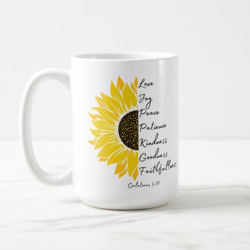 Faith  Sunflower Coffee Mug