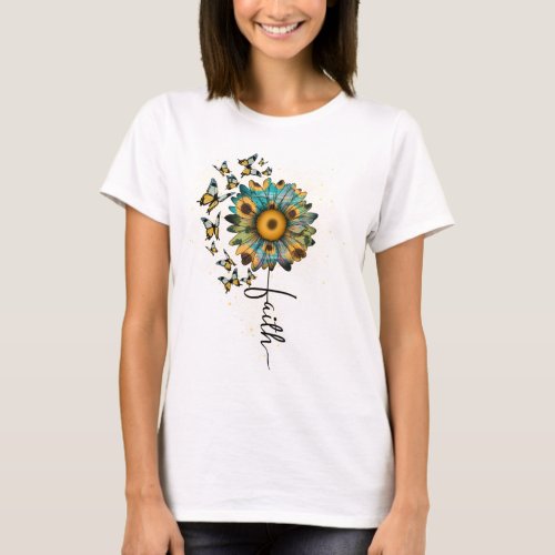 Faith sunflower  T_Shirt