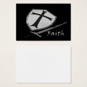 faith sword shield with customizable back (Front & Back)