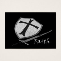 faith sword shield with customizable back