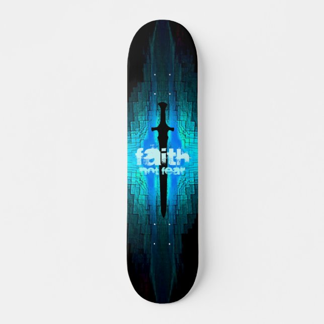 Faith Sword Skateboard (Front)