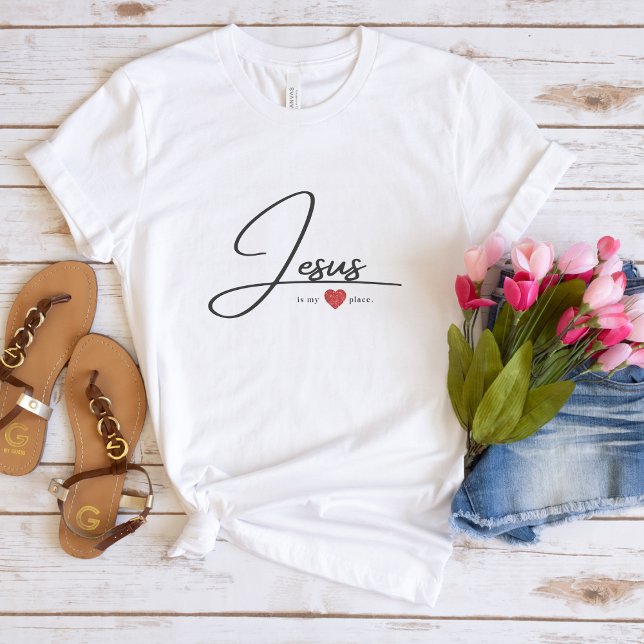 Faith t-shirt for women | Jesus with heart (Creator Uploaded)