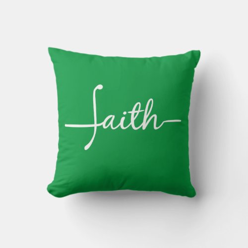 Faith Throw Pillow