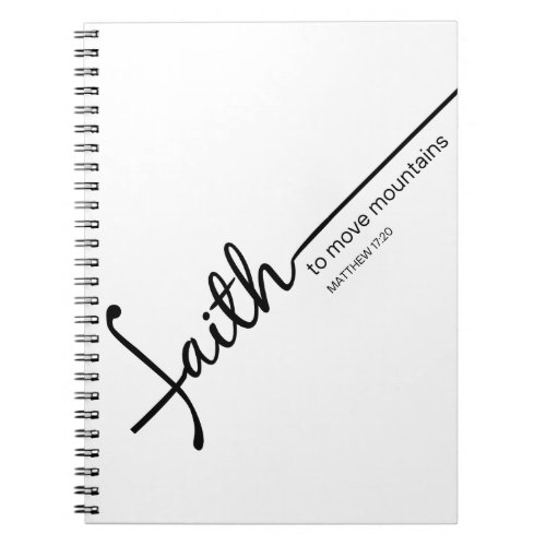 Faith to Move Mountains _ Notebook