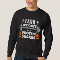 Faith Weights Christian Gym Humor Exercise Workout