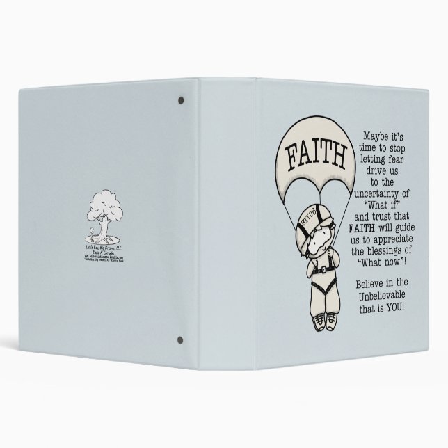 Faith Will Guide 3 Ring Binder (Background)
