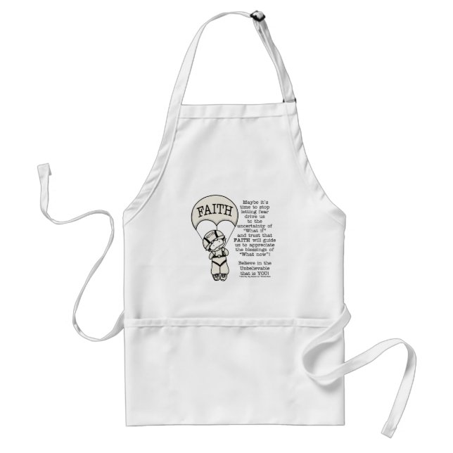 Faith Will Guide Adult Apron (Front)