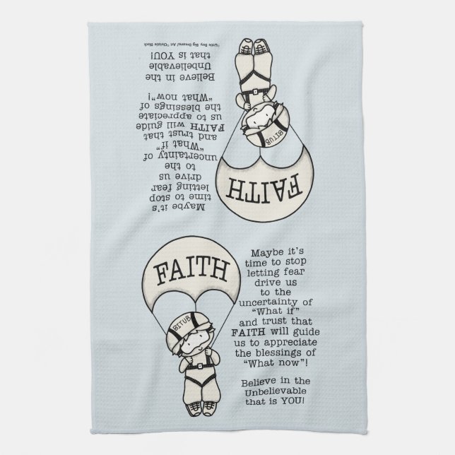 Faith Will Guide Kitchen Towel (Vertical)