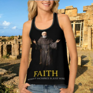 Faith Without Sacrifice Is Just Noise Tank Top
