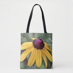 Faith Yellow Wildflower Art Tote Bag